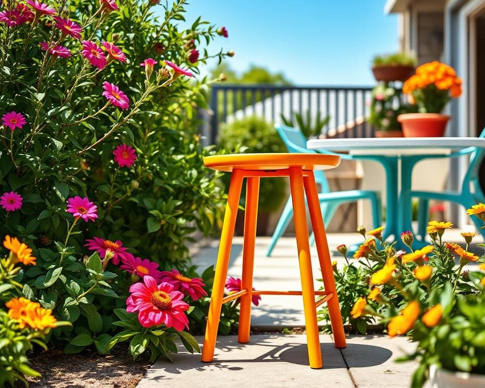 Outdoor-Hocker von Fermob: Leicht und wetterbeständig