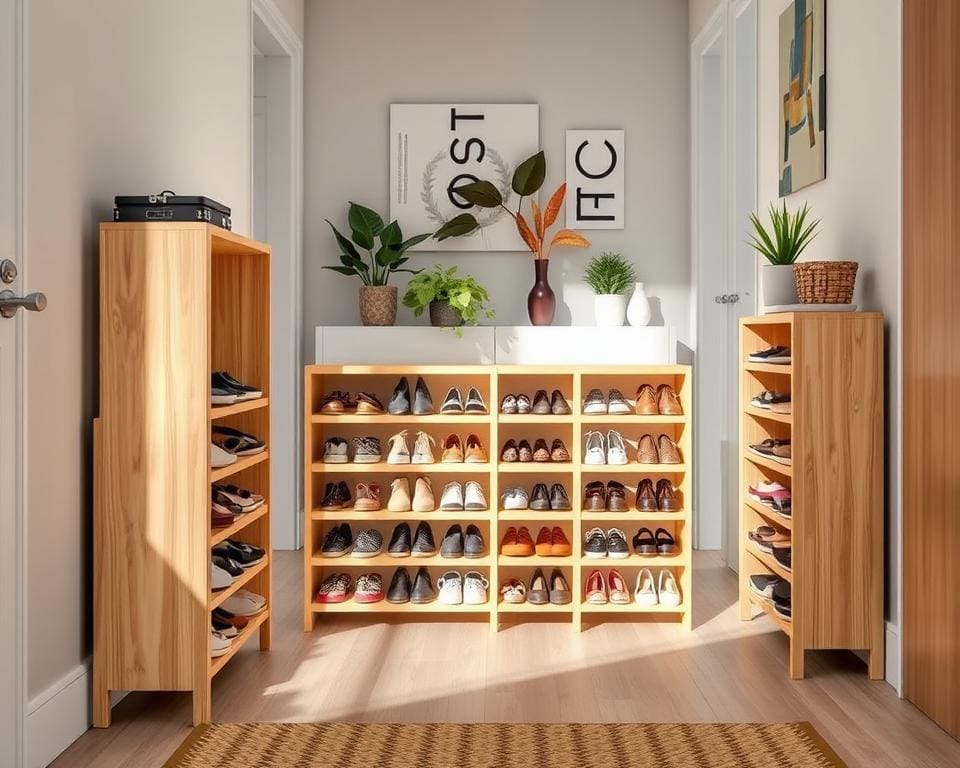 Schuhregale von IKEA: Ordnung im Eingangsbereich