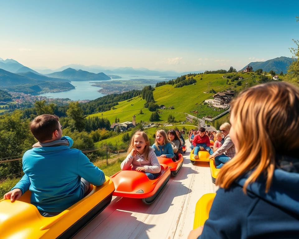 Sommerrodelbahnen in Luzern: Spaß für die ganze Familie