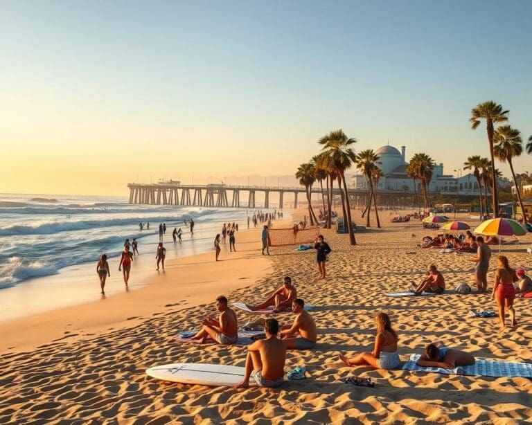 Strand und Abenteuer in Los Angeles, Kalifornien