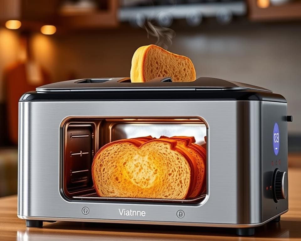 Toaster mit Aufwärmfunktion