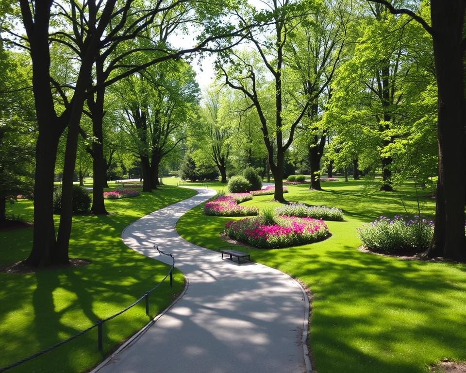 Wanderwege im Stadtpark Wien