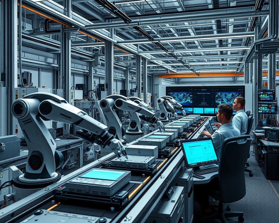 Automatisierungstechnik in industriellen Anwendungen