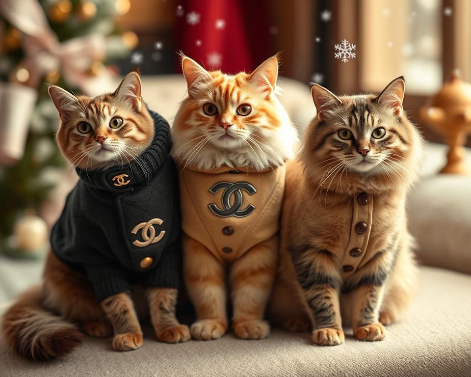 Chanel Mäntel für Katzen – Für kalte Tage