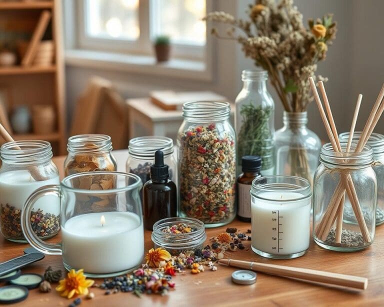 DIY-Duftkerzen mit natürlichen Zutaten