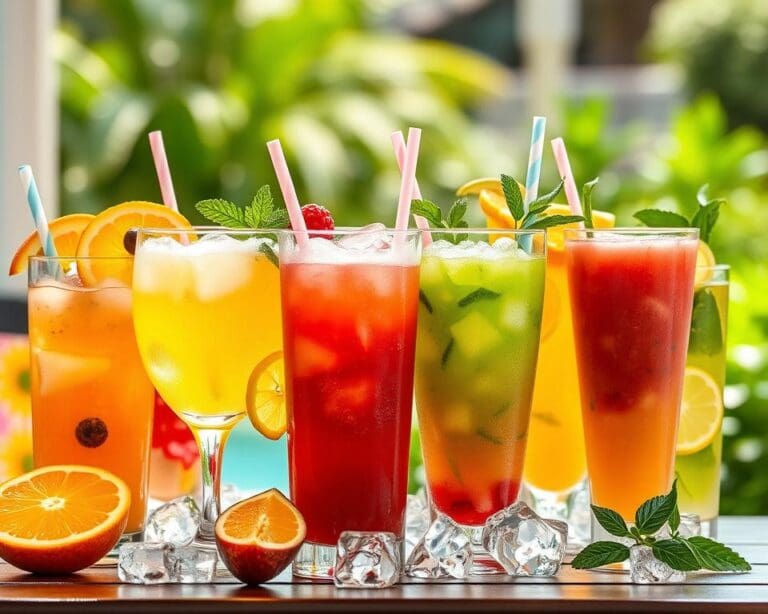 Die besten Drinks für heiße Sommertage