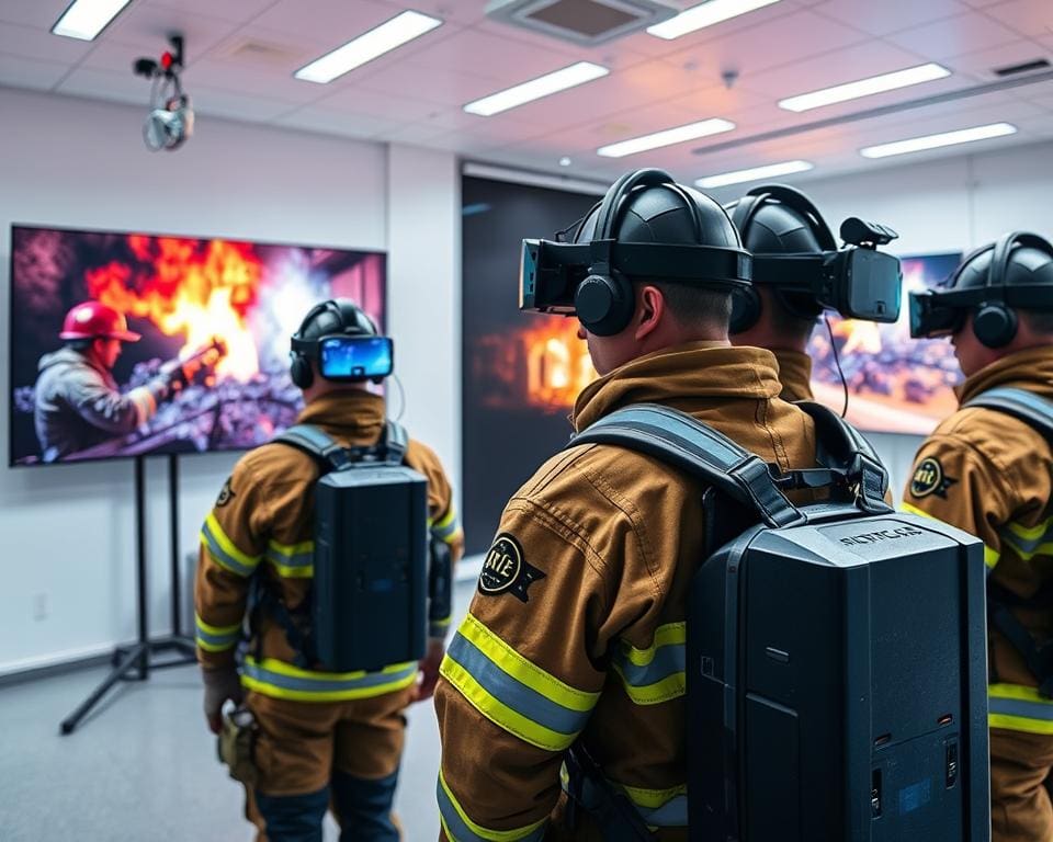 Einsatz von VR bei der Feuerwehr-Ausbildung