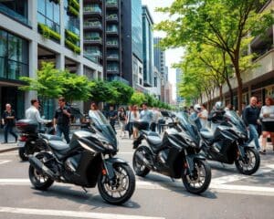 Elektrische Motorräder für urbane Mobilität