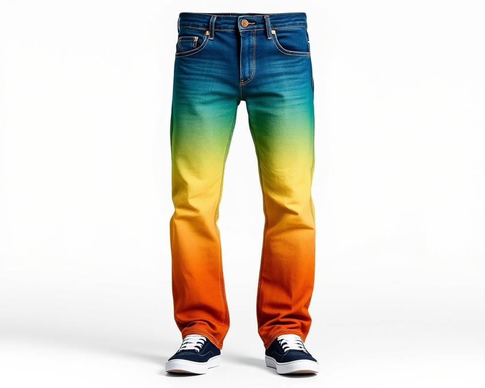 Farbverlauf-Jeans
