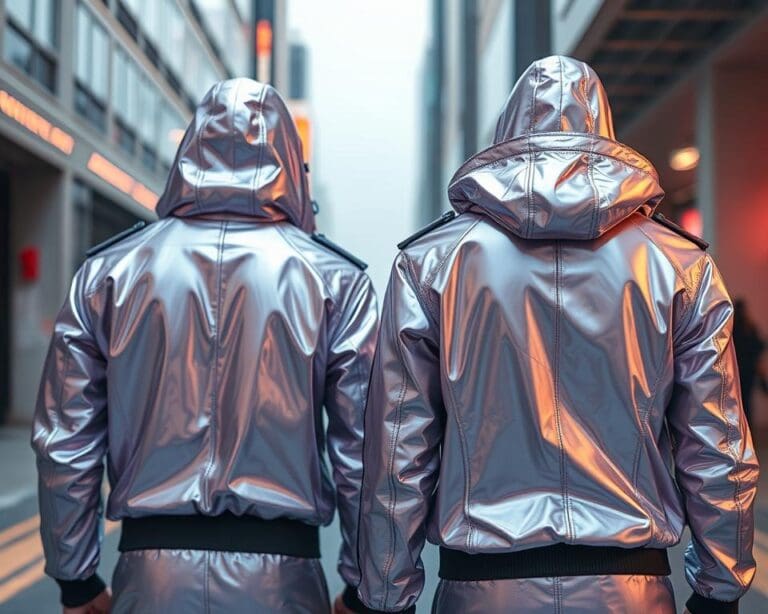 Jacken mit Metallic-Finish: Futuristisch und chic