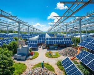 Können Recyclingtechnologien die Produktion von Solarzellen verbessern?