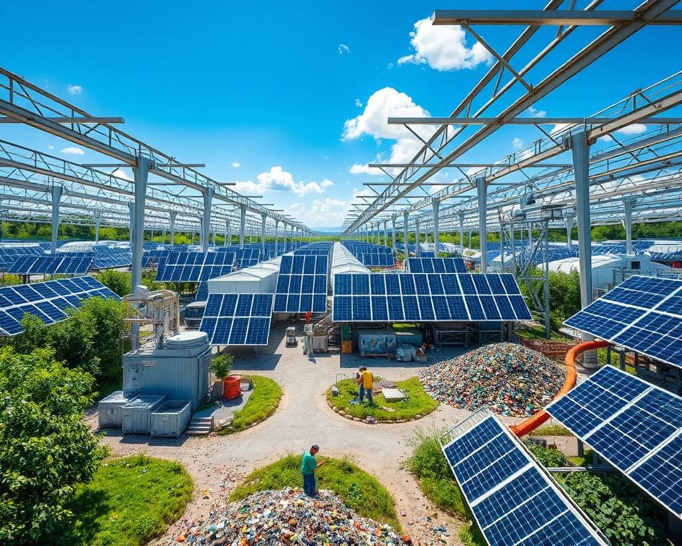 Können Recyclingtechnologien die Produktion von Solarzellen verbessern?