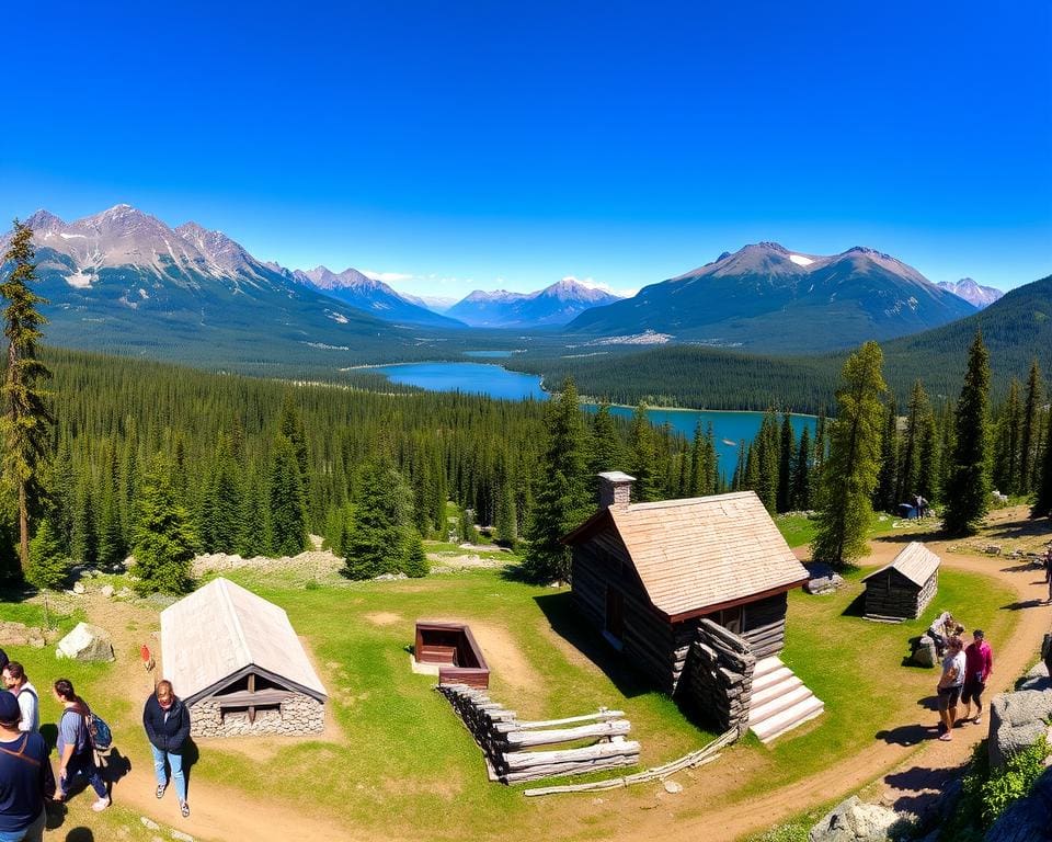 Kulturgeschichte und historische Stätten im Jasper-Nationalpark