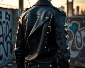 Lederjacken mit Nieten: Der rebellische Klassiker