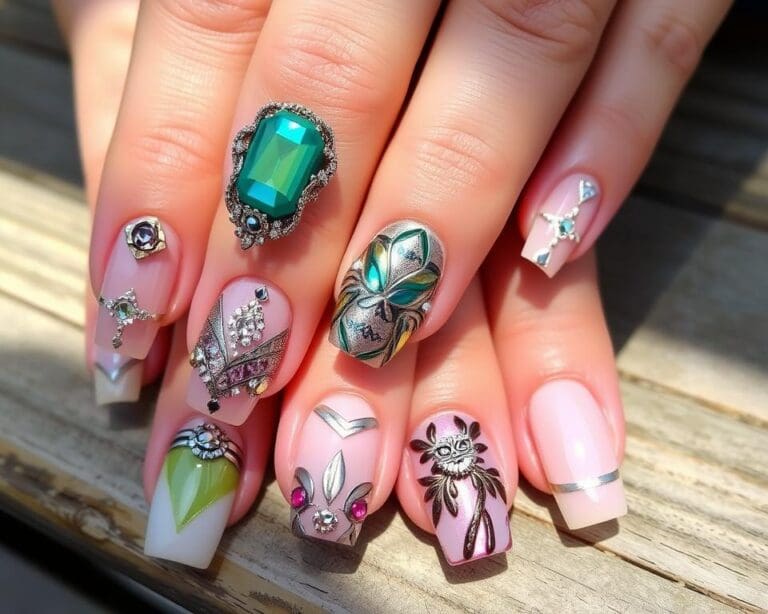 Nageldesigns mit individuellen Akzenten
