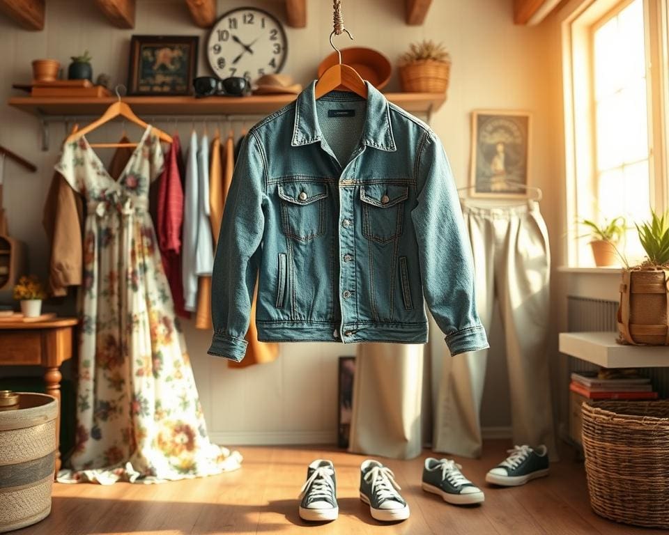 Outfits Vintage-Jeansjacken