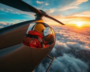 Rettungspilot: Helfen aus der Luft in Notsituationen