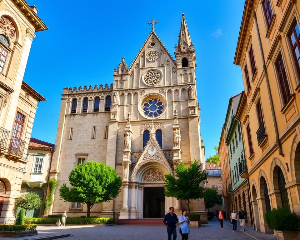 Romanische Bauten in Coimbra, Portugal