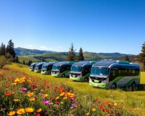 Solarbetriebene Freizeitbusse für nachhaltige Touren