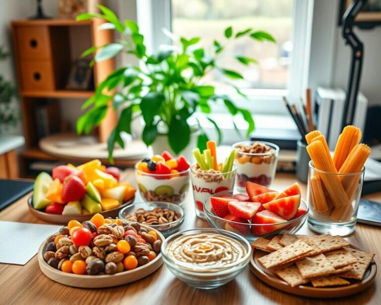 Tipps für gesunde Snacks im Büroalltag