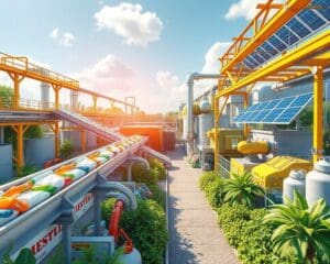 Was leisten Recyclingtechnologien für die Wiederverwertung von Plastikmüll?