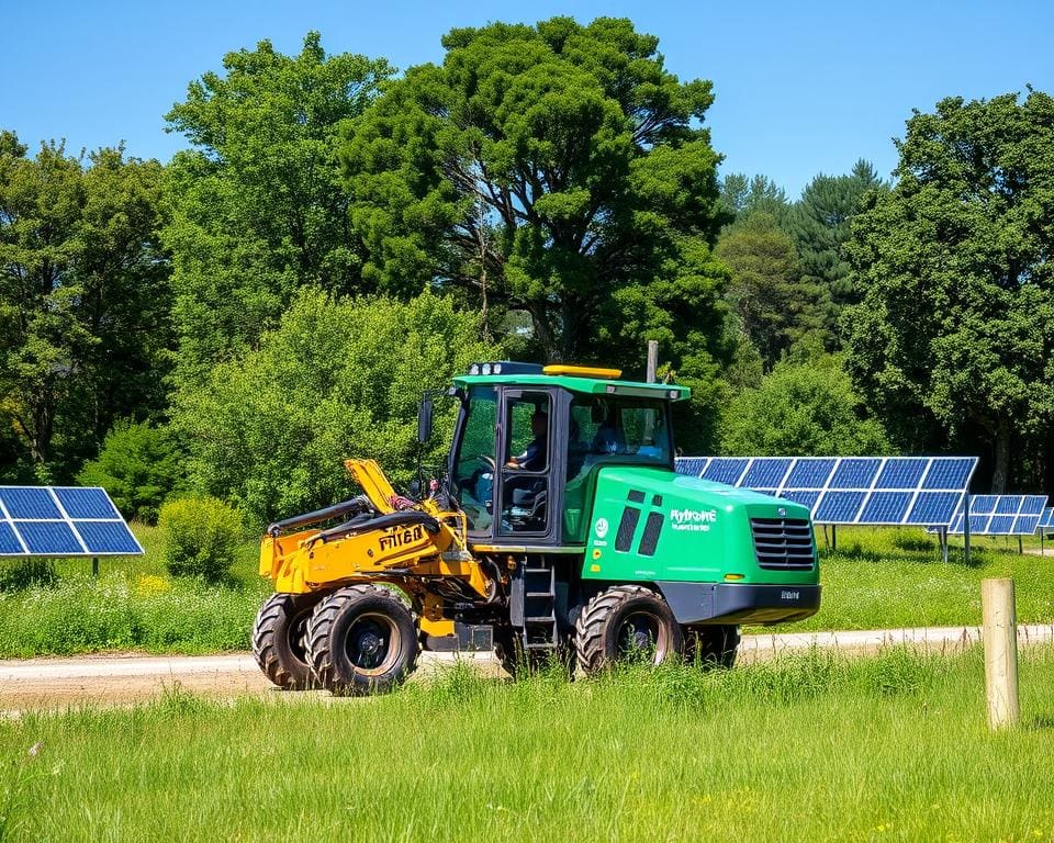 Wasserstoffbetriebene Baumaschinen für grüne Infrastruktur