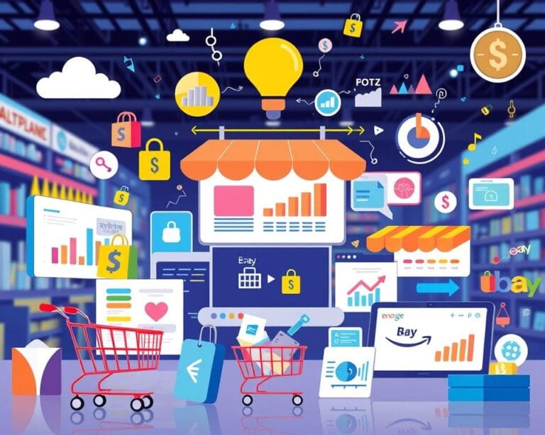Welche Tools dominieren die Online-Verkaufskanäle?
