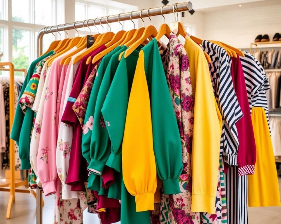 beliebte Farben und Muster für die Garderobe