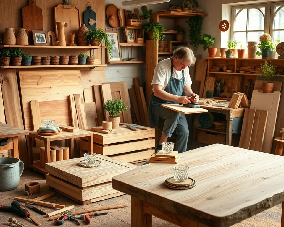 kreative Ideen für DIY Holzprojekte