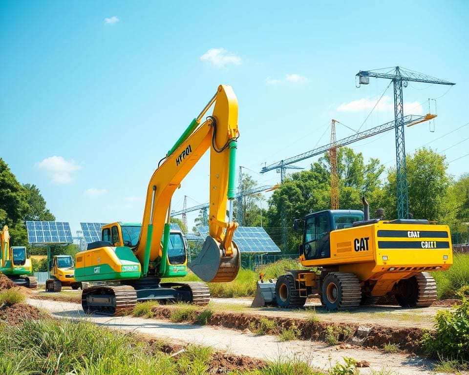 umweltfreundliche Baumaschinen