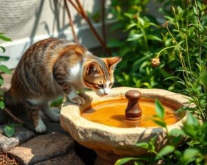 Trinkbrunnen Katze ohne Strom – Freiheit für Stubentiger
