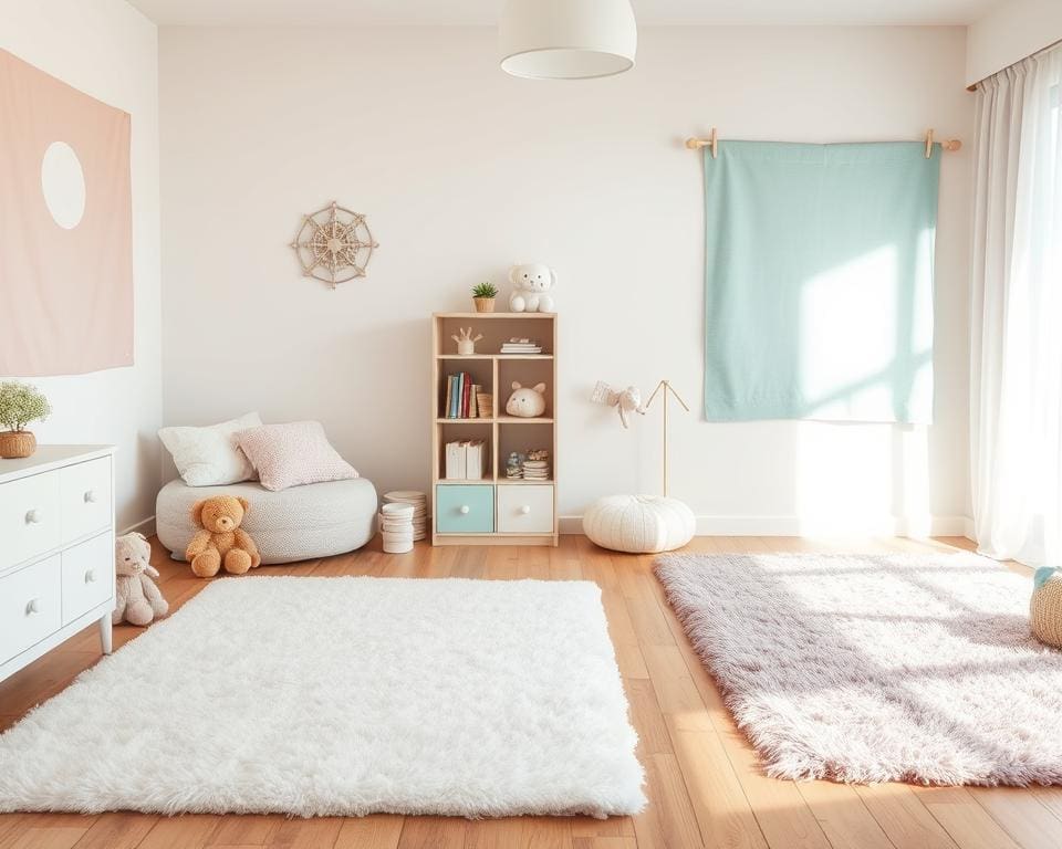 Teppiche in Pastelltönen für harmonische Kinderzimmer