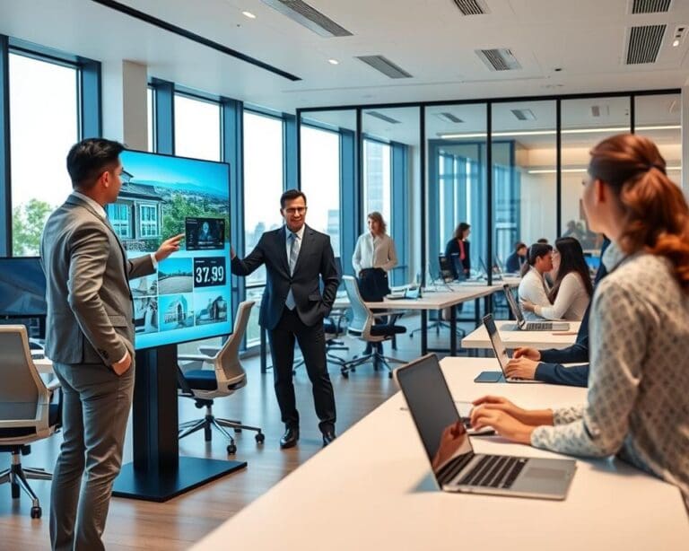 Wie vermarktet ein Makler mein Haus digital?