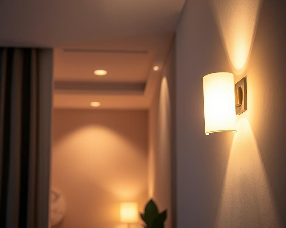 Beleuchtungskonzepte Wand für kleine Räume