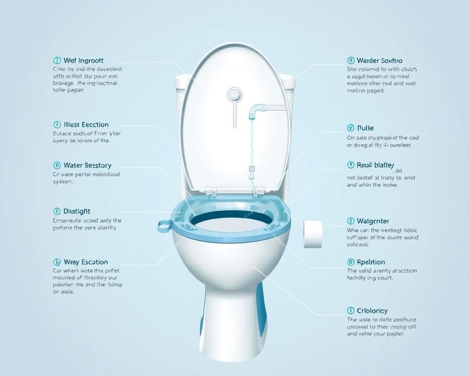 Bidet WC Funktionsweise