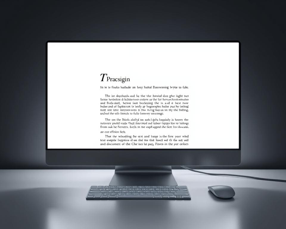 Technische Aspekte Textausgabe