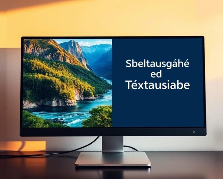 Was ist der Unterschied zwischen Bild und Textausgabe?