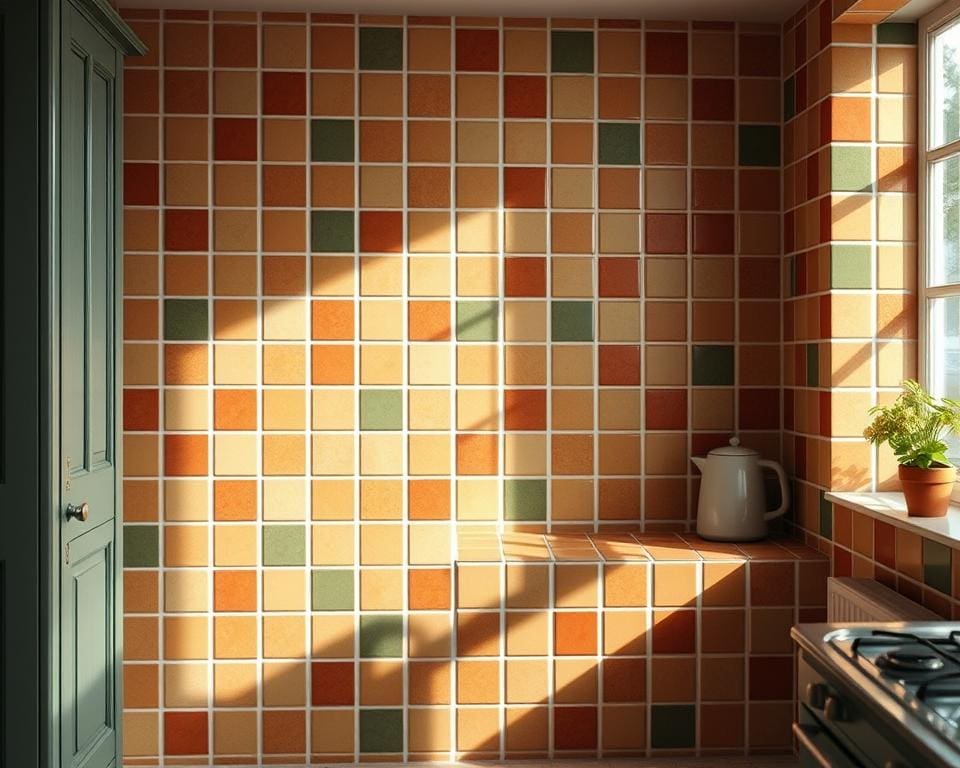 Was sind passende Farben für Retro-Fliesen?