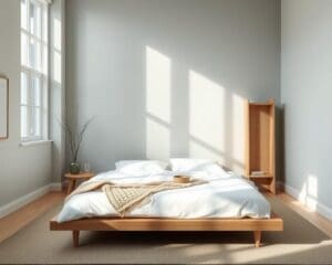 Was sind ruhige Töne für ein skandinavisches Schlafzimmer?