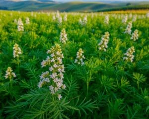 Was zeichnet die Artemisia annua Ernte im September aus?
