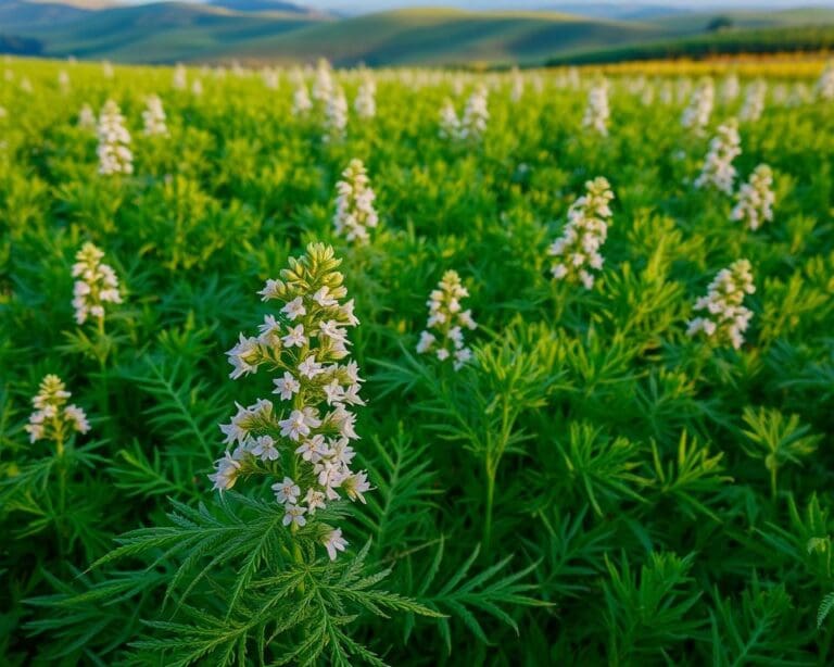 Was zeichnet die Artemisia annua Ernte im September aus?