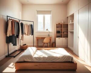 Wie richtest du ein Schlafzimmer ohne Kleiderschrank ein?