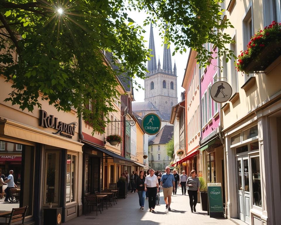 trendige Viertel Dillingen