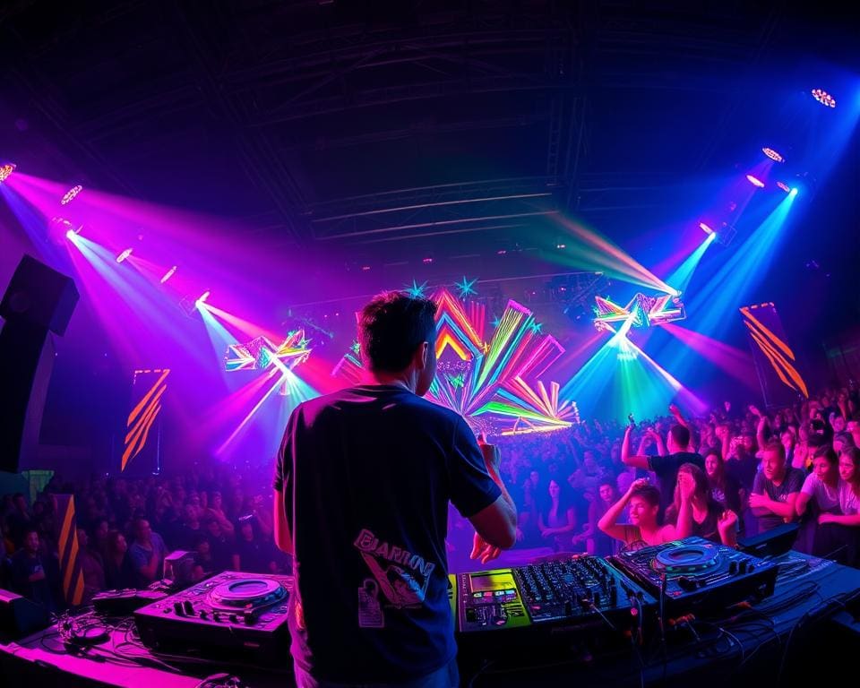 Bühnenleben DJ auf Tour