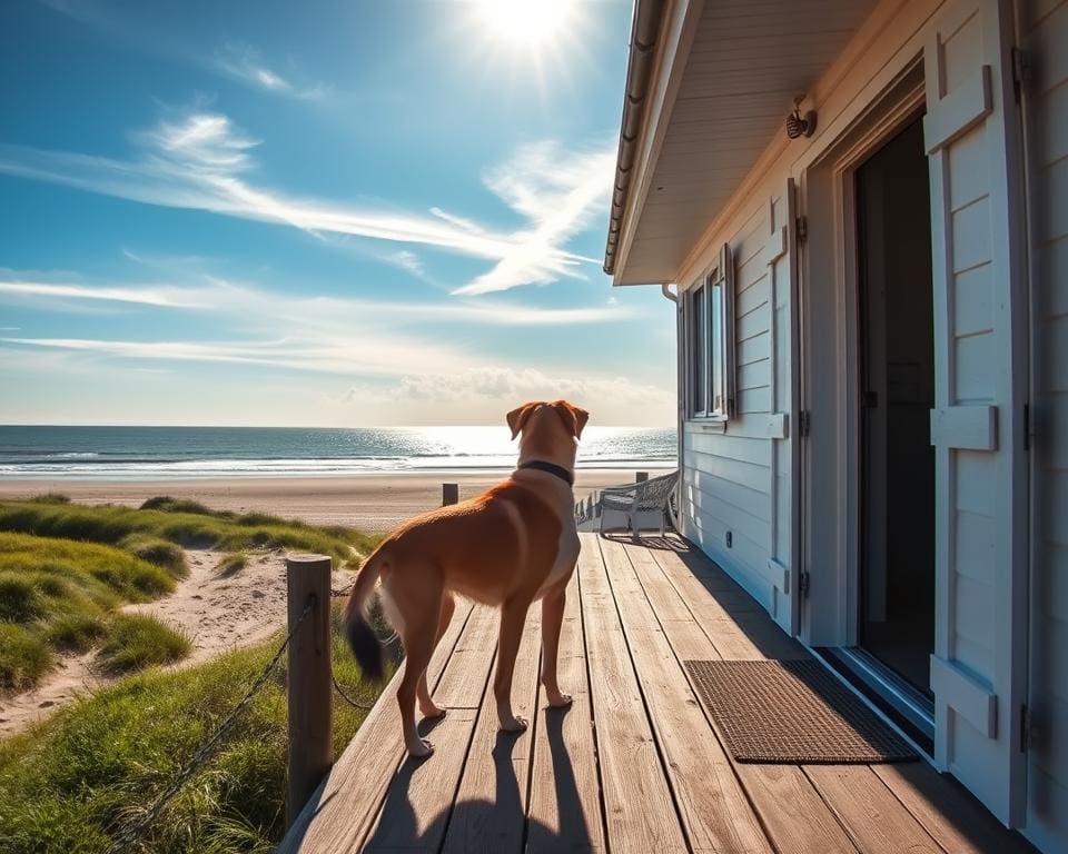 Hund am Strandhaus Zeeland willkommen