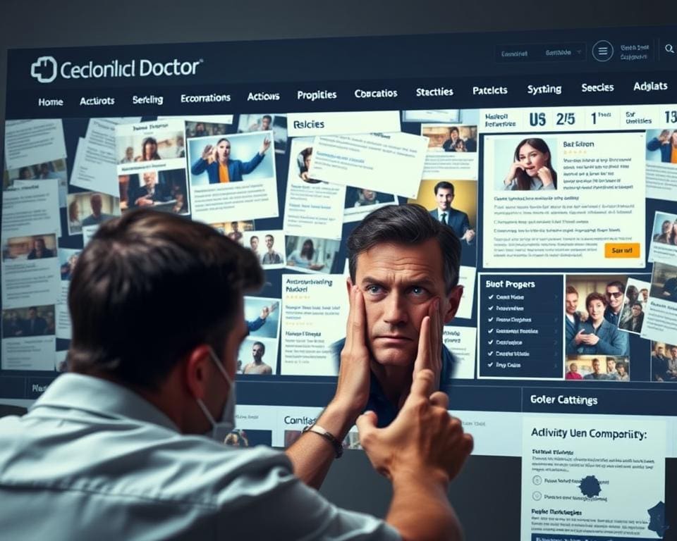 Welche Fehler machen Ärzte bei ihrer Website?
