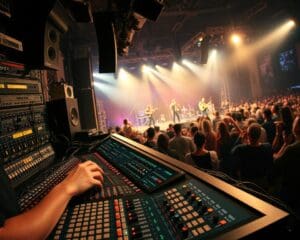 Wie arbeitet ein Tontechniker auf einem Festival?