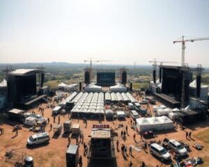 Wie läuft ein Festivalaufbau hinter den Kulissen?