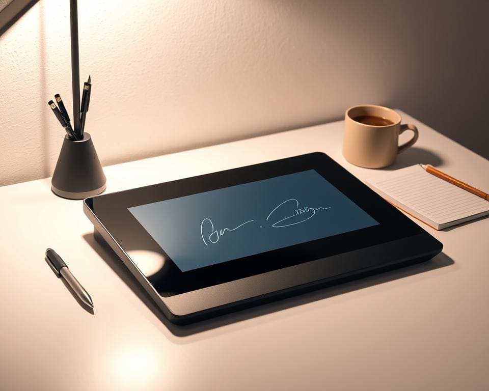 Wie läuft eine elektronische Unterschrift ab?
