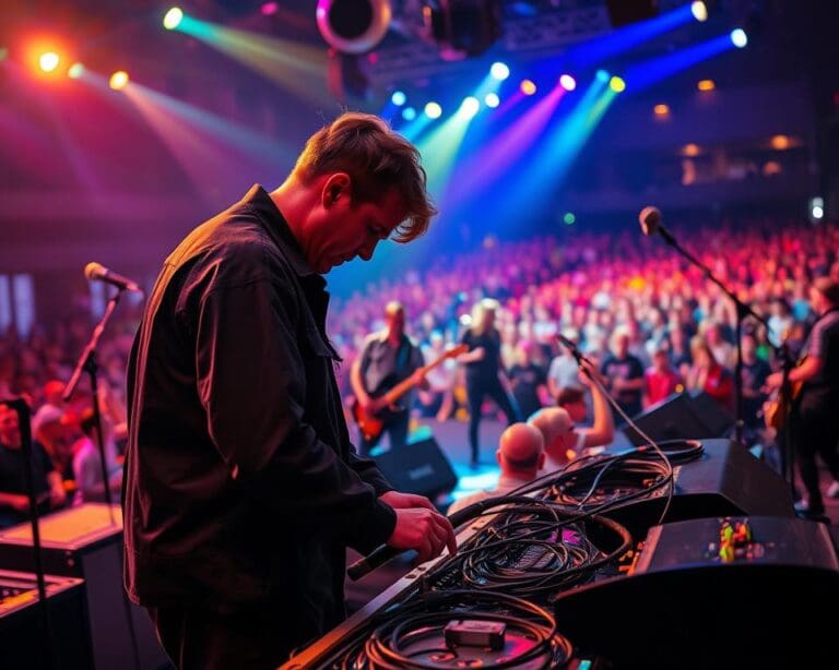 Wie unterstützt ein Roadie bei Live-Auftritten?